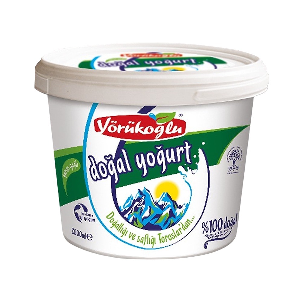 Yörükoğlu Doğal Yoğurt 2000 Gr