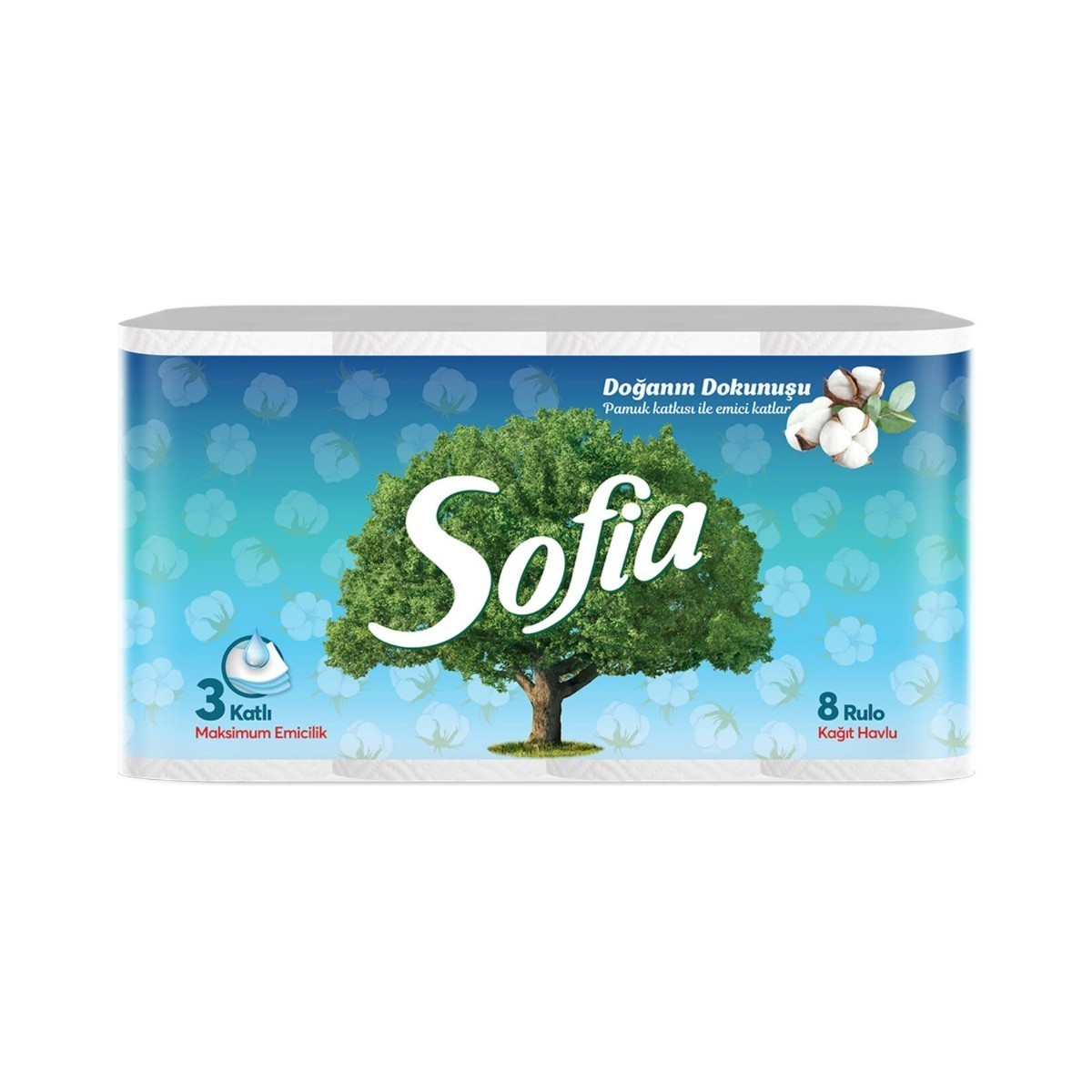 Sofia Kağıt Havlu 3 Katlı 8'li