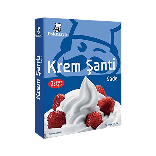 Pakmaya Krem Şanti Sade 2x75 Gr