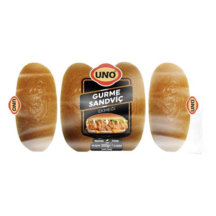 Uno Gurme Sandviç Ekşi Mayalı 4lü 300 Gr