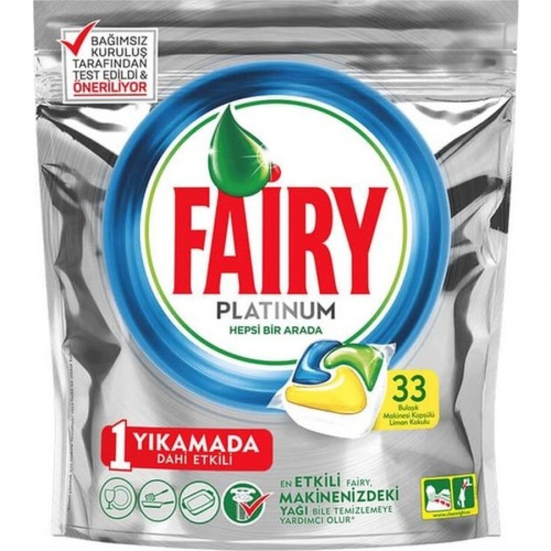 Fairy Platinium Bulaşık Makinası Deterjanı 33 Kapsül