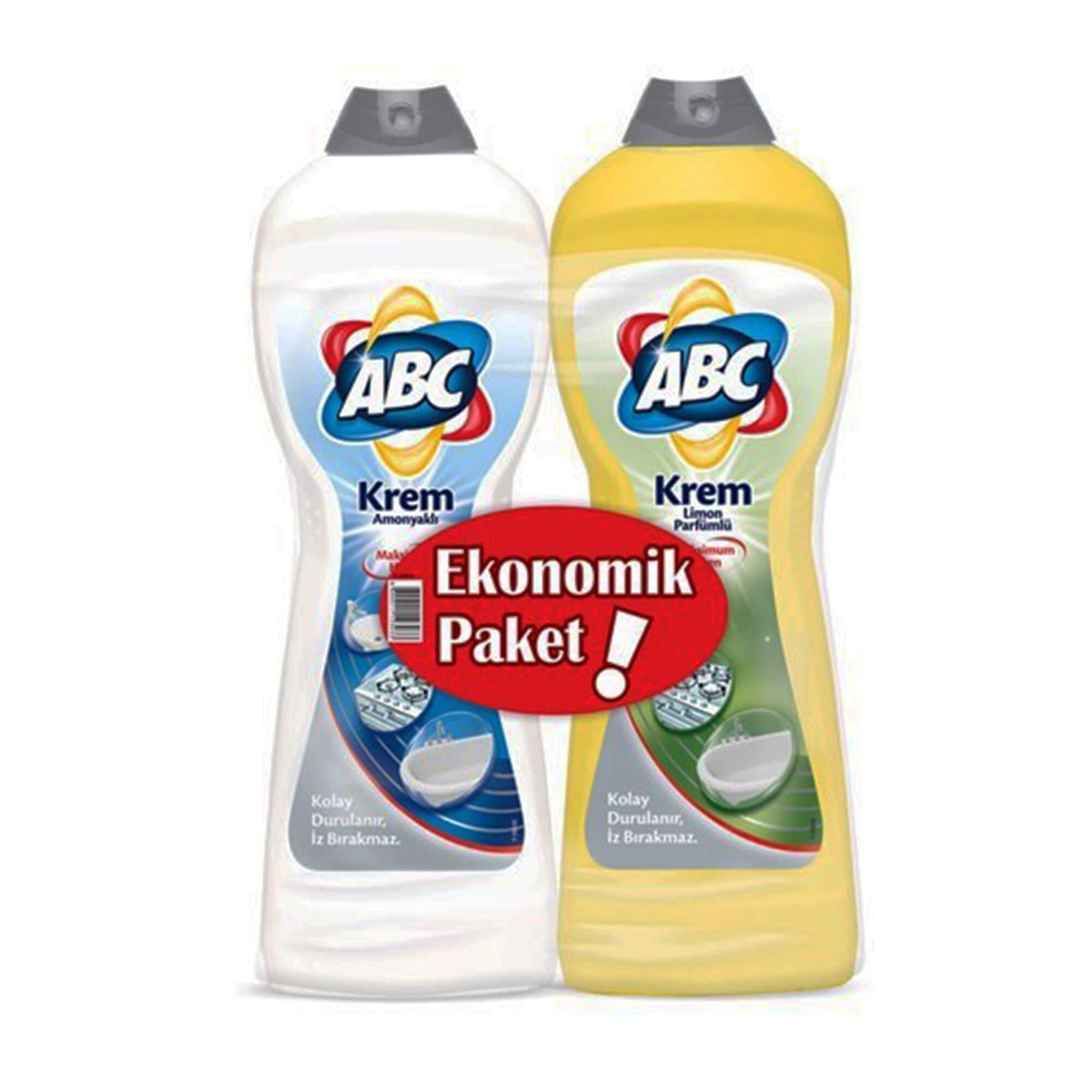 ABC Krem 750+750 Ml Eko Paket 2li