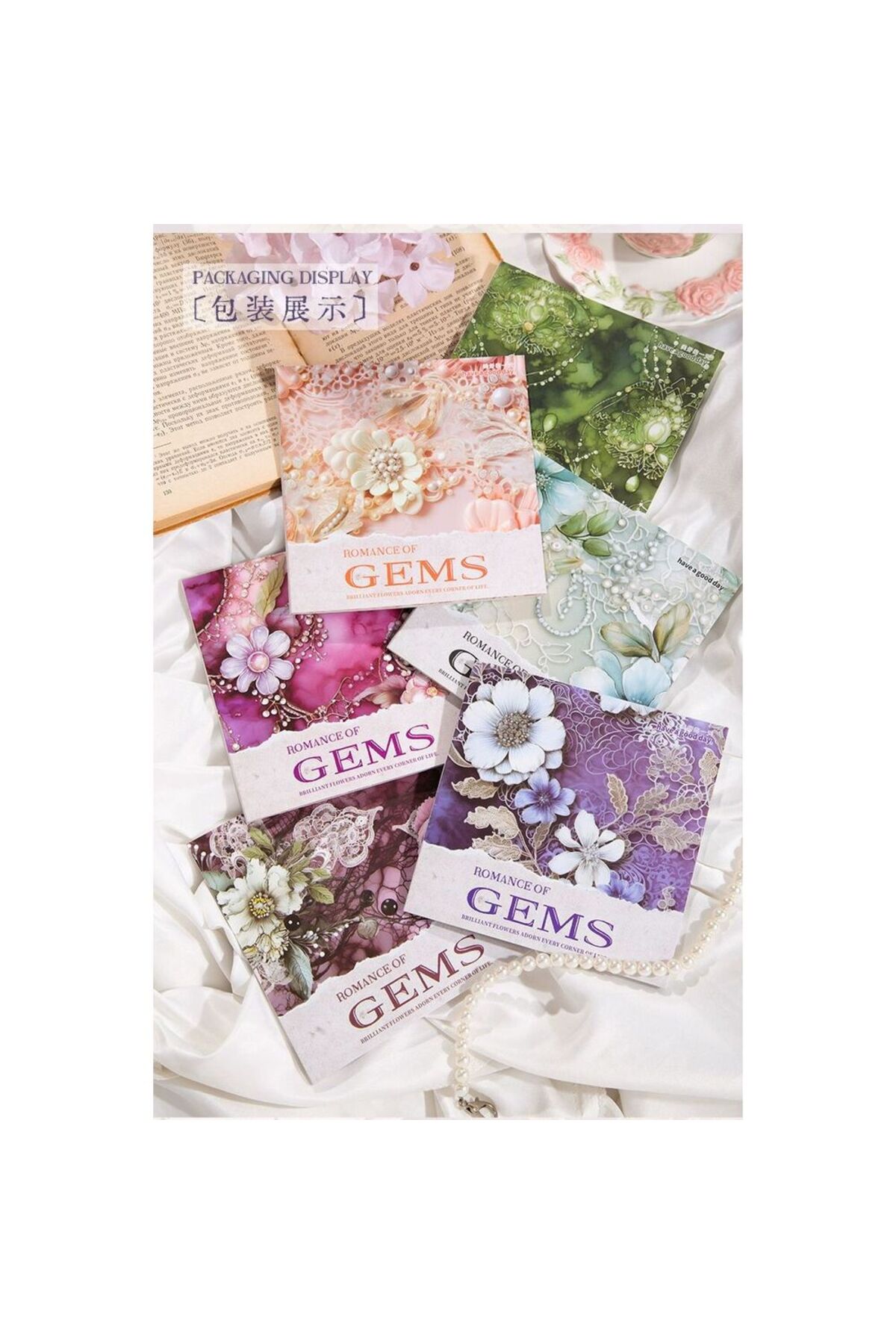G16-30 sayfa Scrapbook kağıdı - Numara : 1