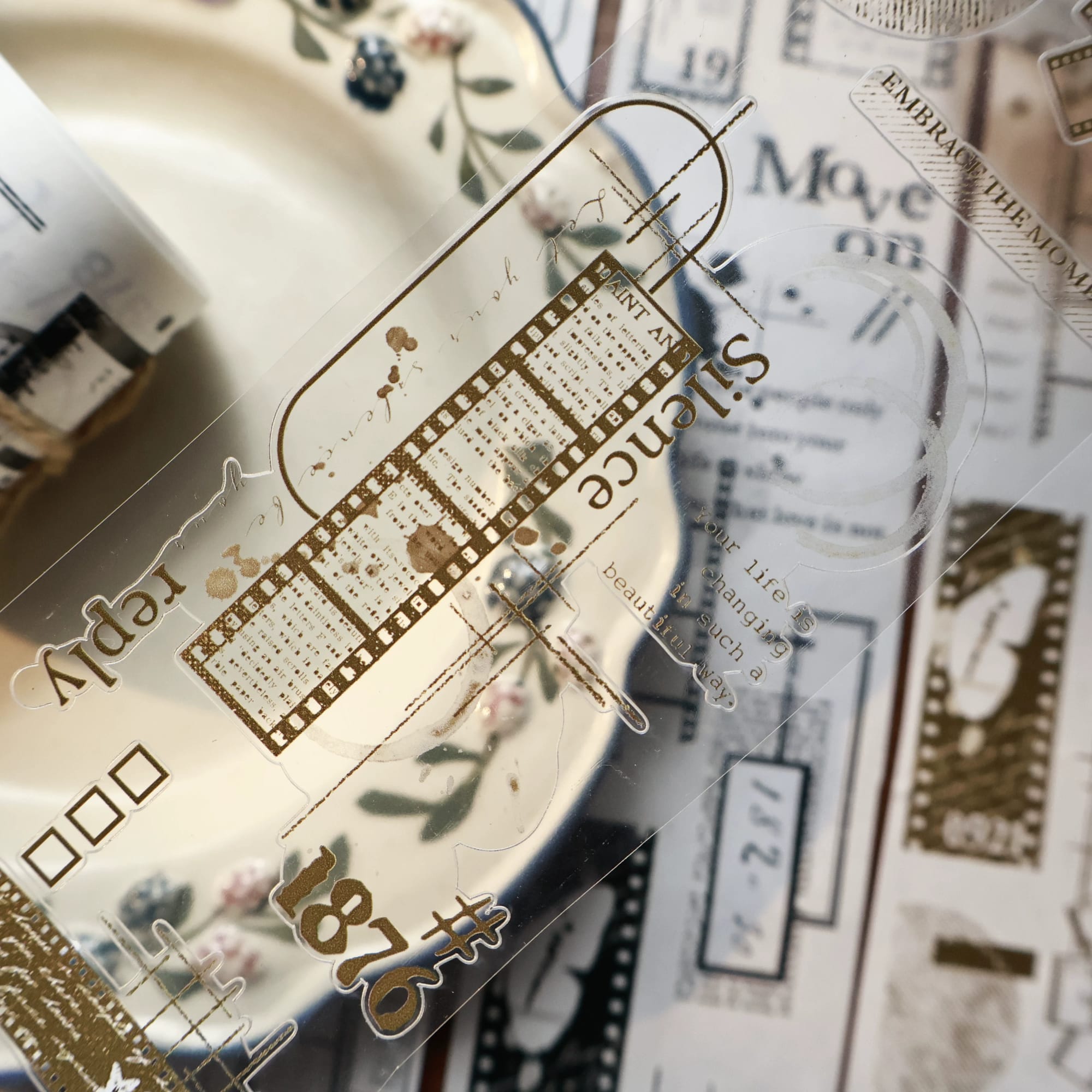 L24-YiEr 200cm kolaj kendinden kesimli PET Tape