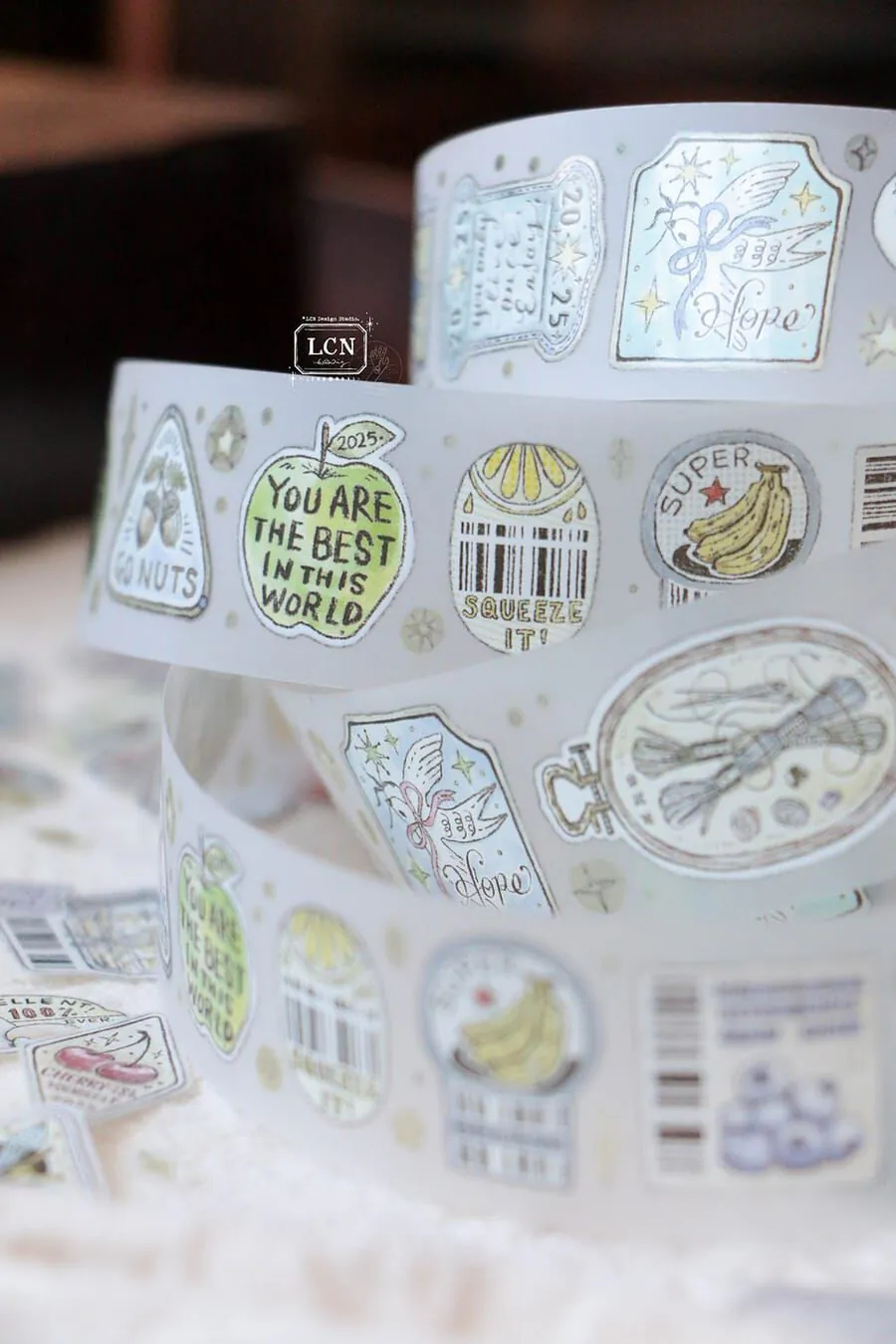 L22-LCN 100cm sticker club life PET Tape