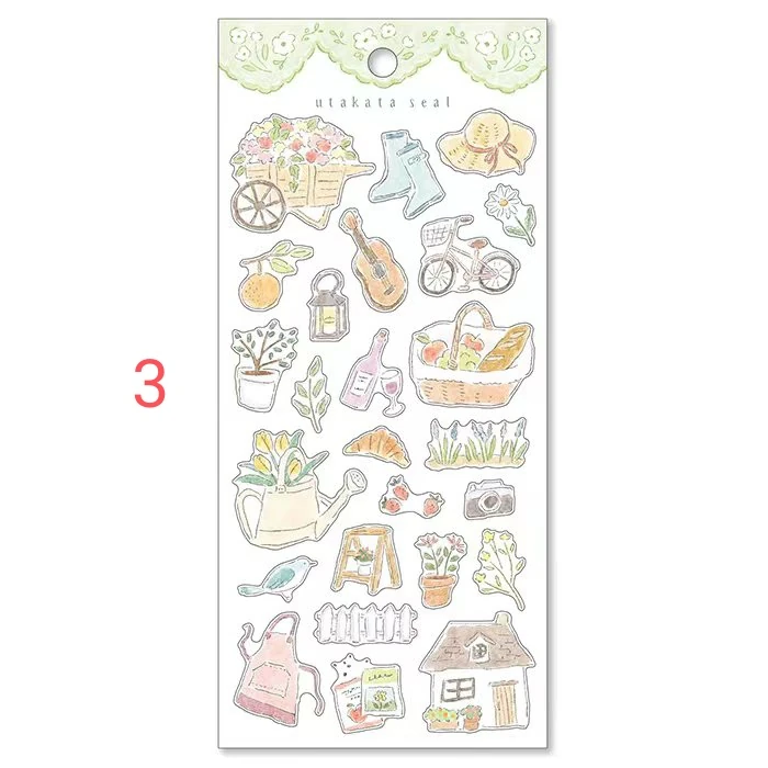 W1-Mindwave 1 sayfa utakata seal kağıt sticker 