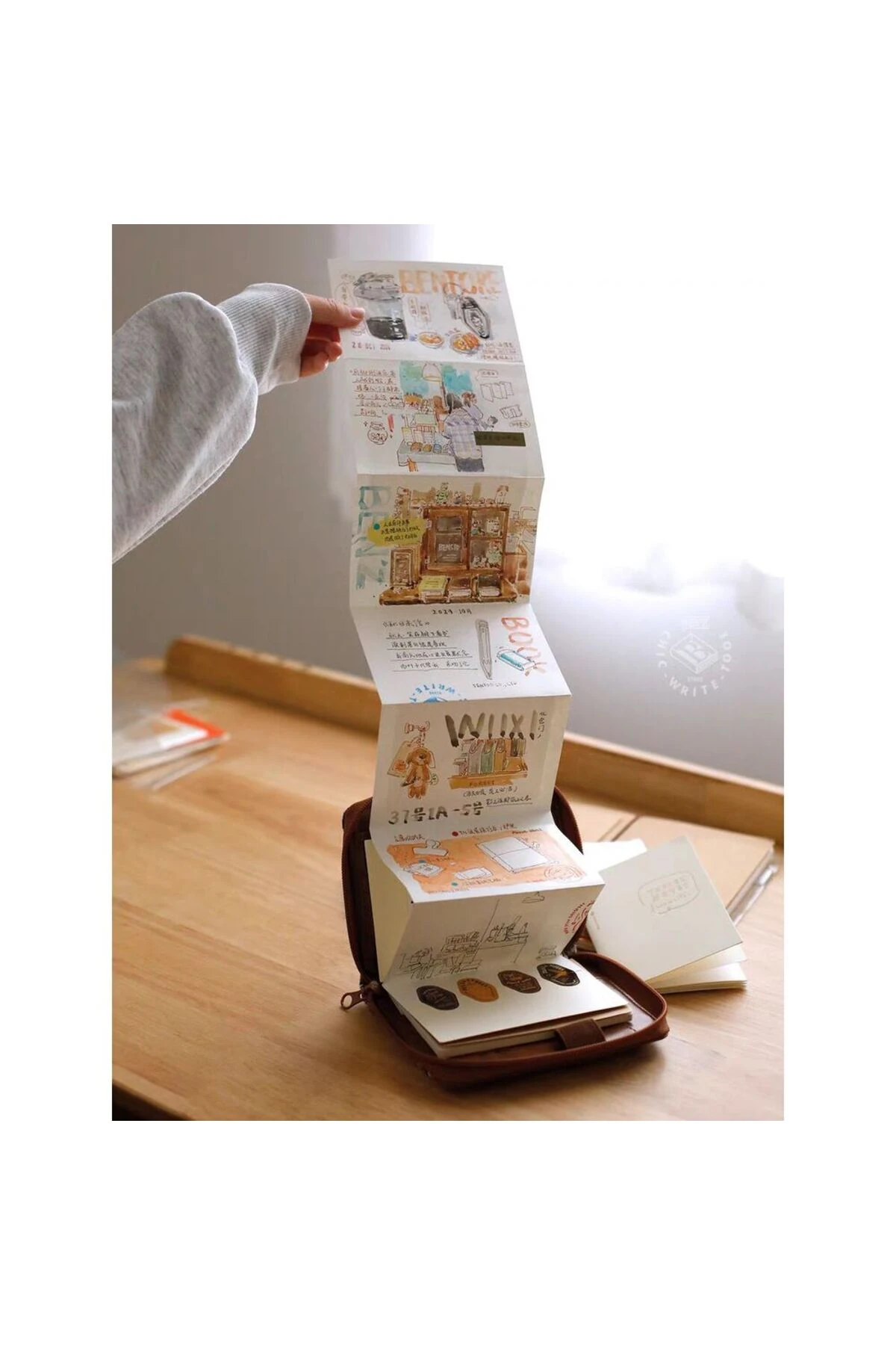 S16-TN standart boy açabilir/Akordeon defter Refil (beyaz Boş sayfa)