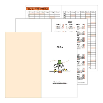 S19-Midori Pocket Diary B6 Slim 2026 aylik planlayici