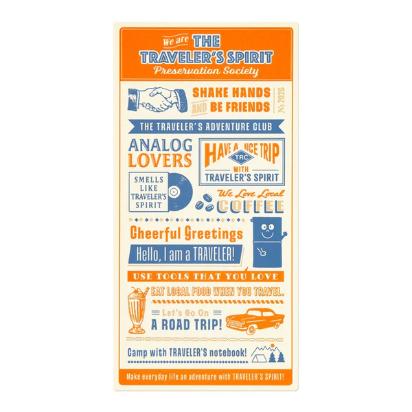2026 Traveler's Notebook Pencil Board - Standart