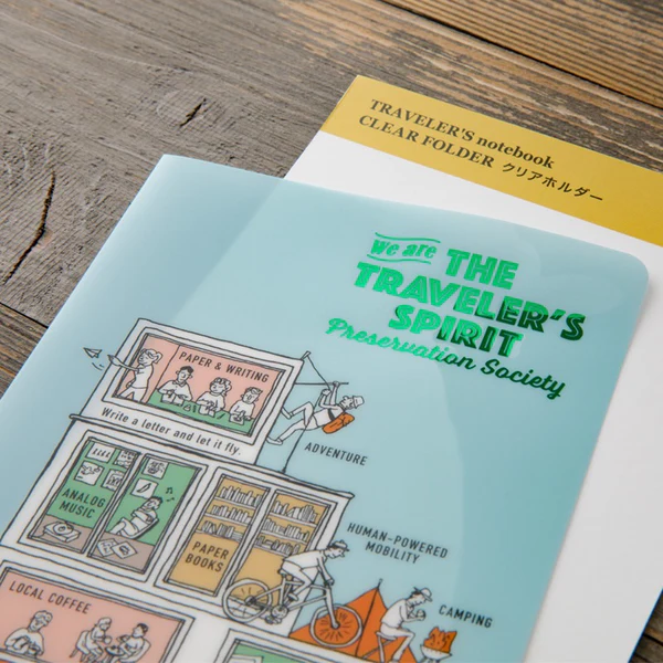 2026 Traveler's Notebook Clear Folder - Standart