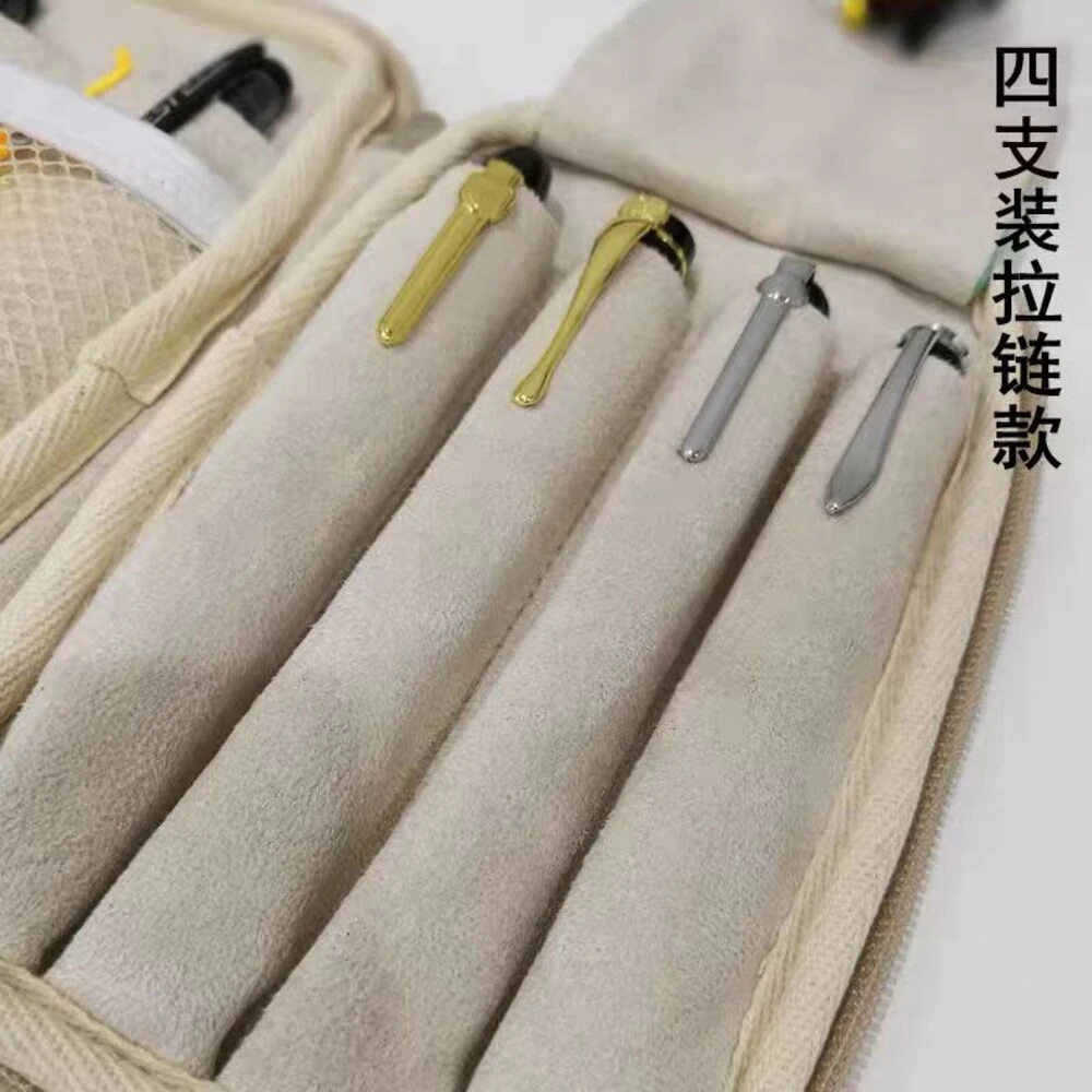 4lu fermuarlı dolma kalemlik