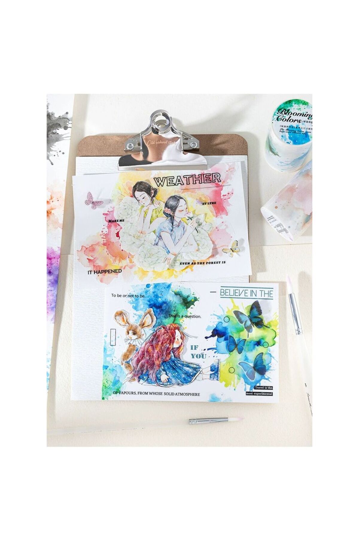 G4-2 metre boya mürekkep washi tape - Numara : 4