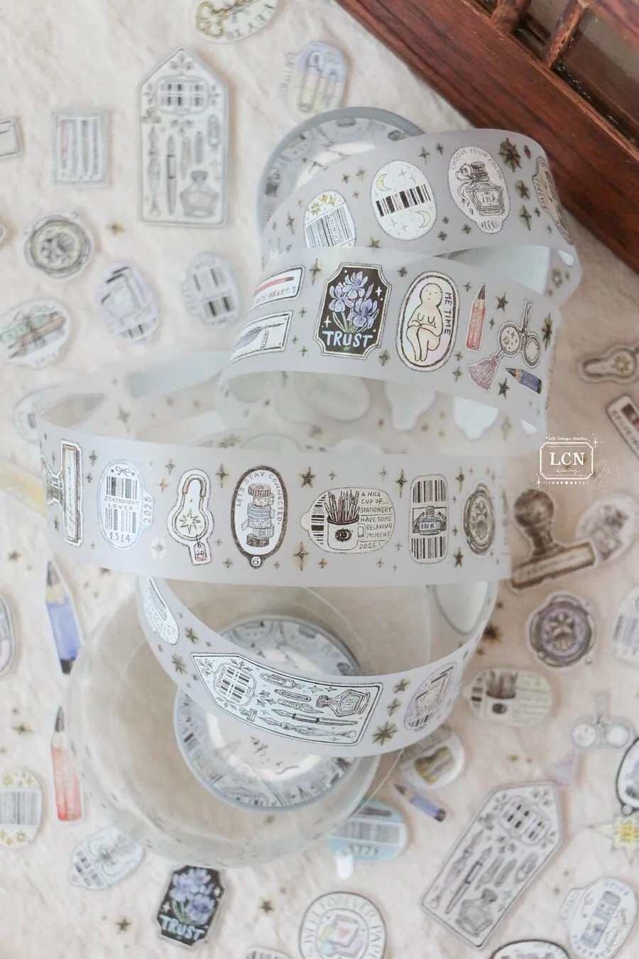 A24-LCN 100cm sticker club stationary PET tape