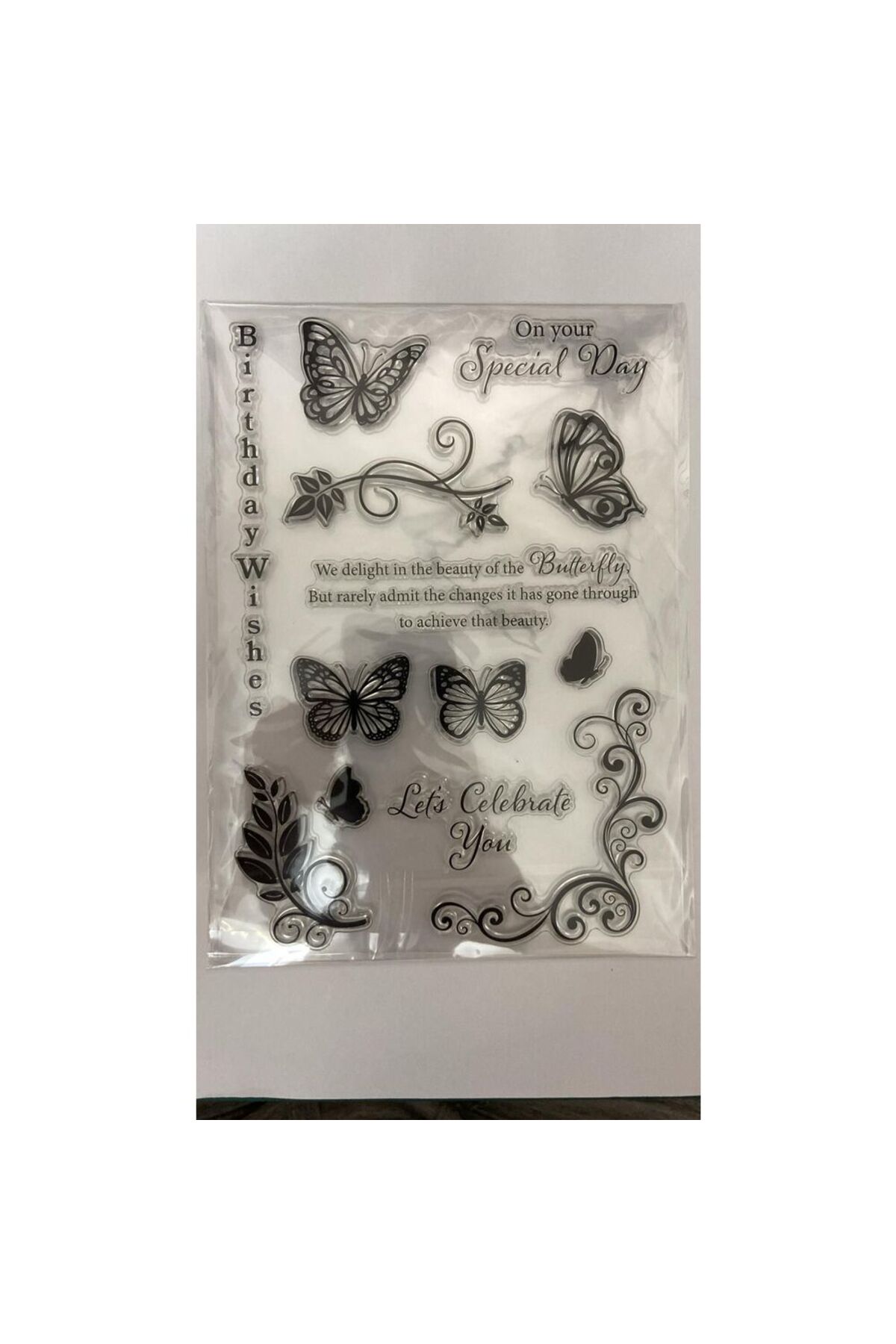 silikon stamp 66 birthday, güzel sözler