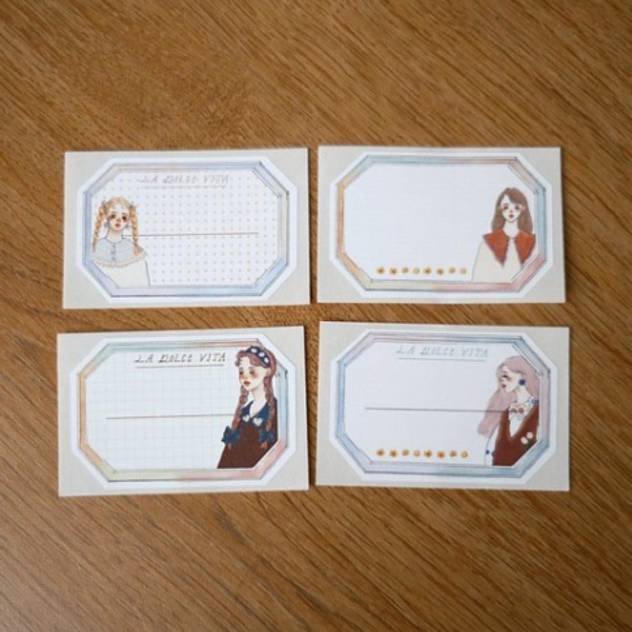 La dolce Vita 8 adet sticker seti