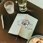S22-Hobonichi MOOMIN Weeks defter (hobonichi kalem hediye)