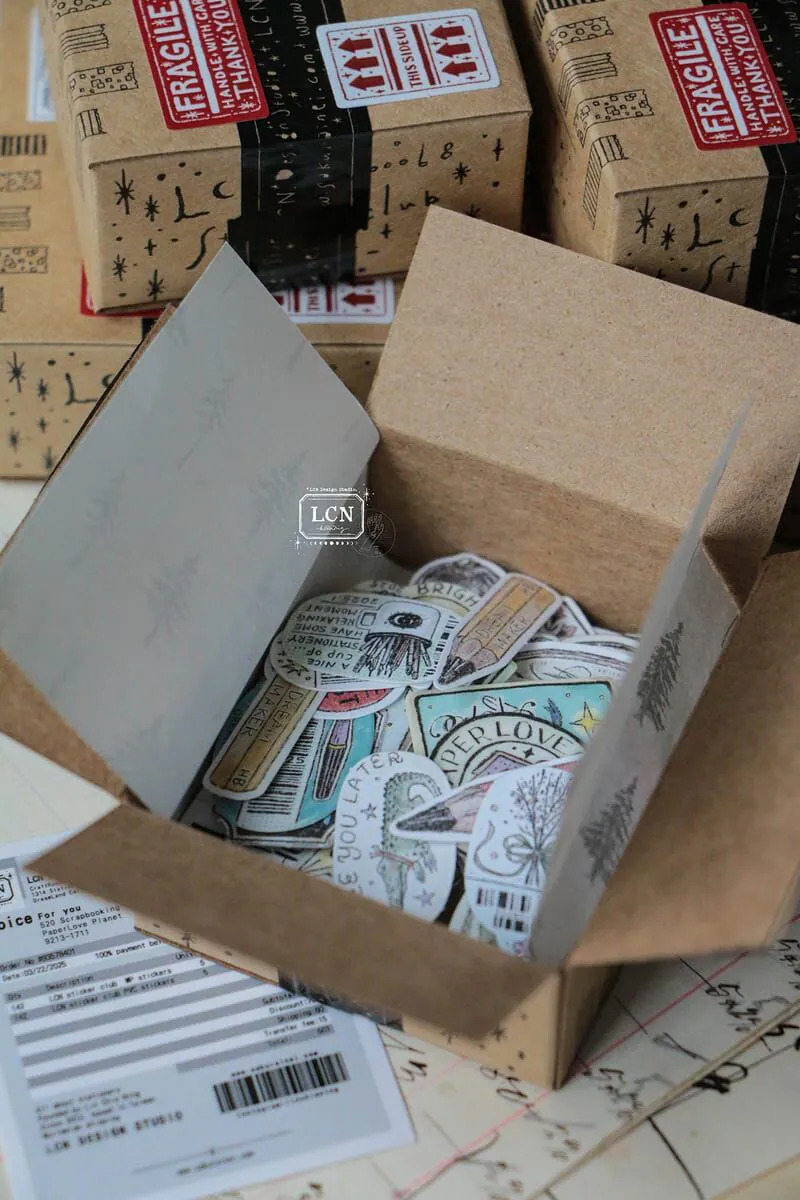 B11-LCN 142 adet sticker seti