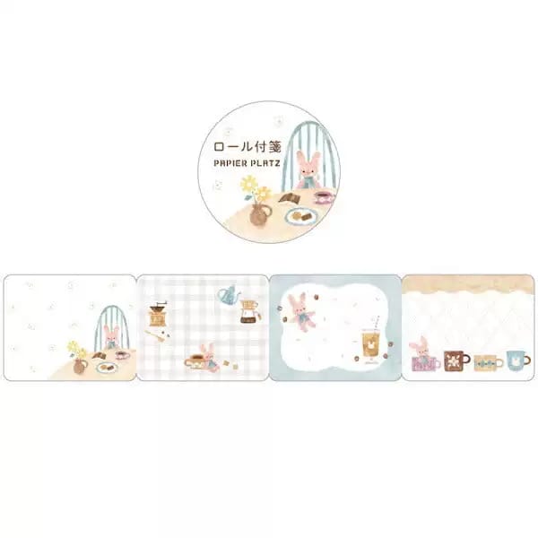A22-100 adet memo sticker tape tavsan