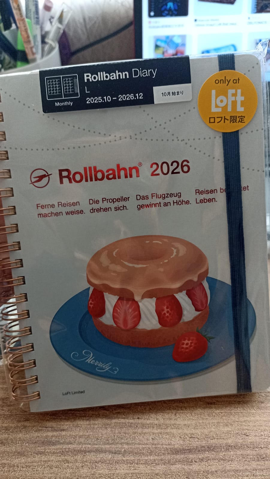 S27-Delfonics Rollbahn 2026 aylik Planlayıcı LOFT Limited