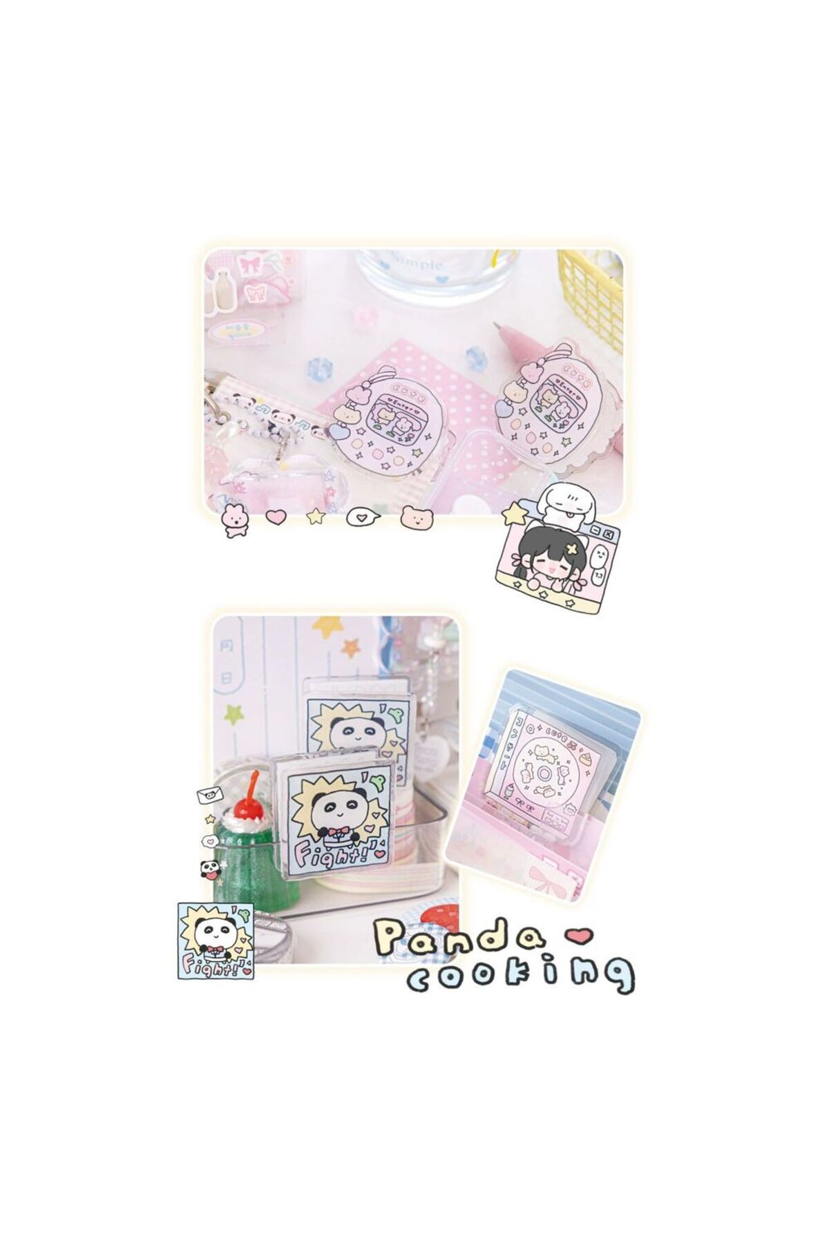 D9-1 adet kawaii klips - Numara : 1