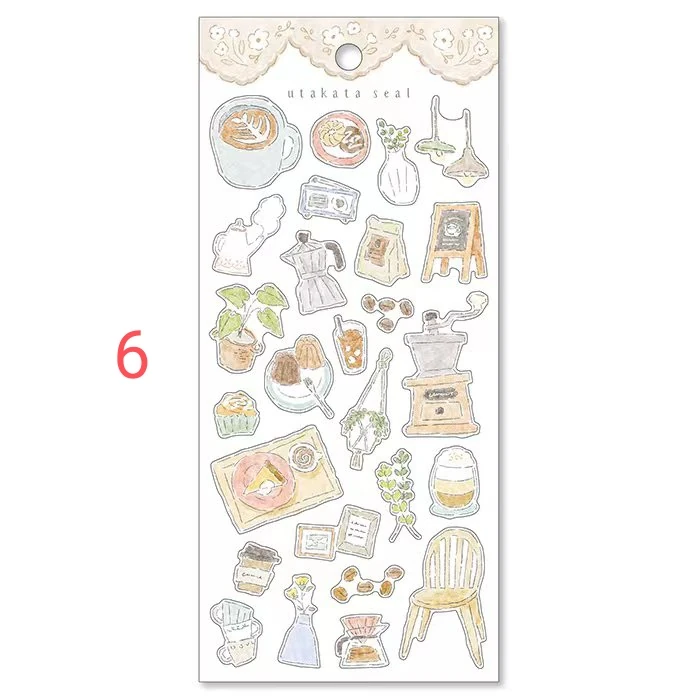 W1-Mindwave 1 sayfa utakata seal kağıt sticker 