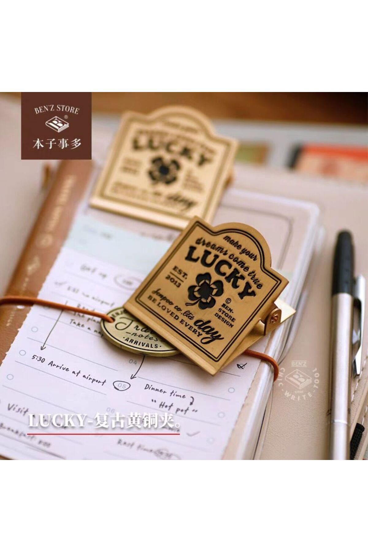 D9-1 adet metal klip kıskaç lucky