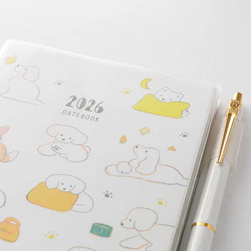 S14-Midori Pocket Diary B6 kopek 2026