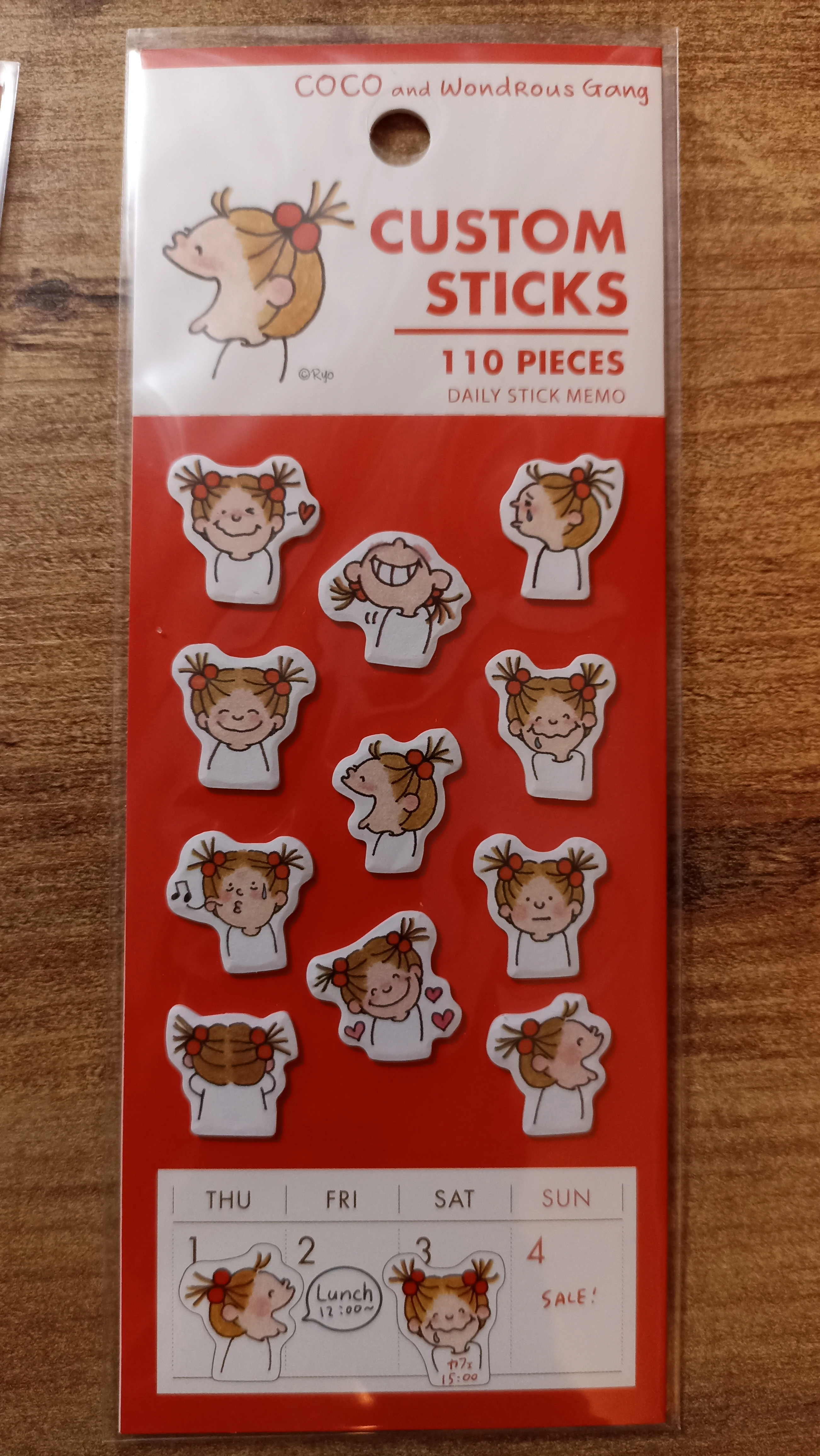 A23-Coco 110 adet daily stick memo