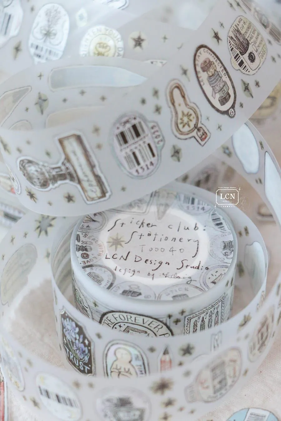 A24-LCN 100cm sticker club stationary PET tape