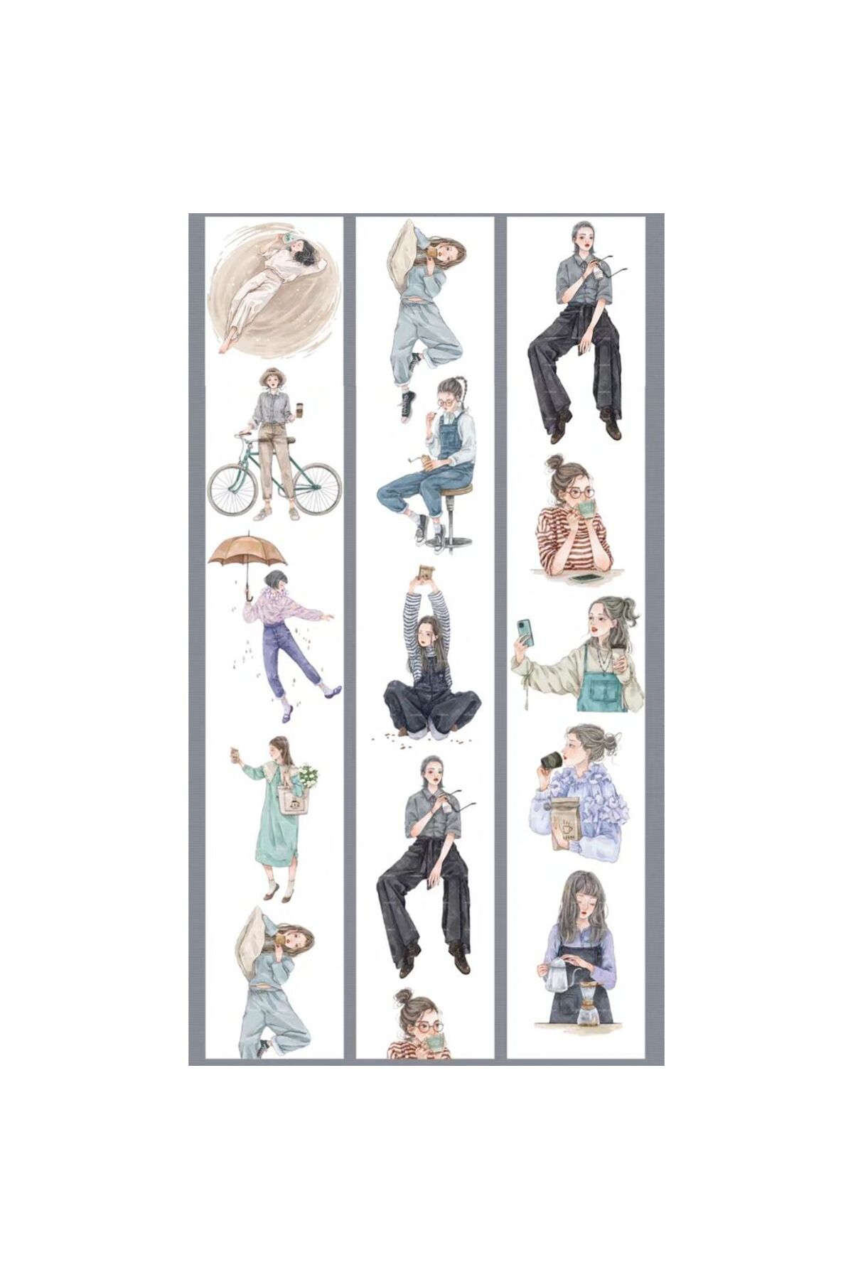 K7-87cm çeşitli kız modelleri PET Tape