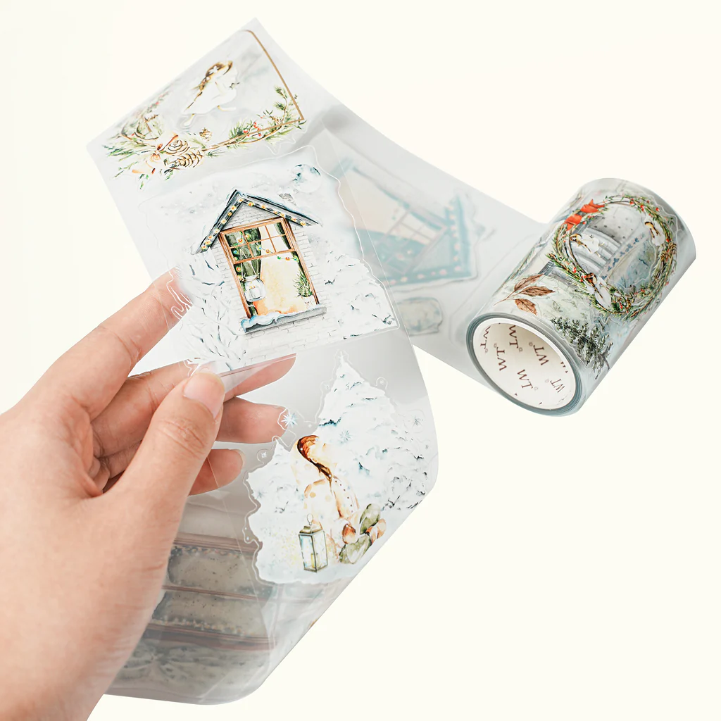 L1-100cm Midnight Noel kendinden kesimli PET Tape