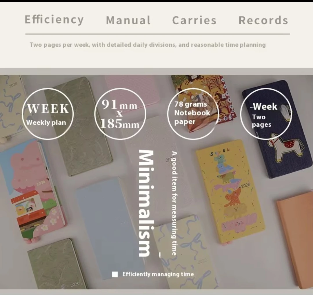 Kinbor 2026 weeks defter at 