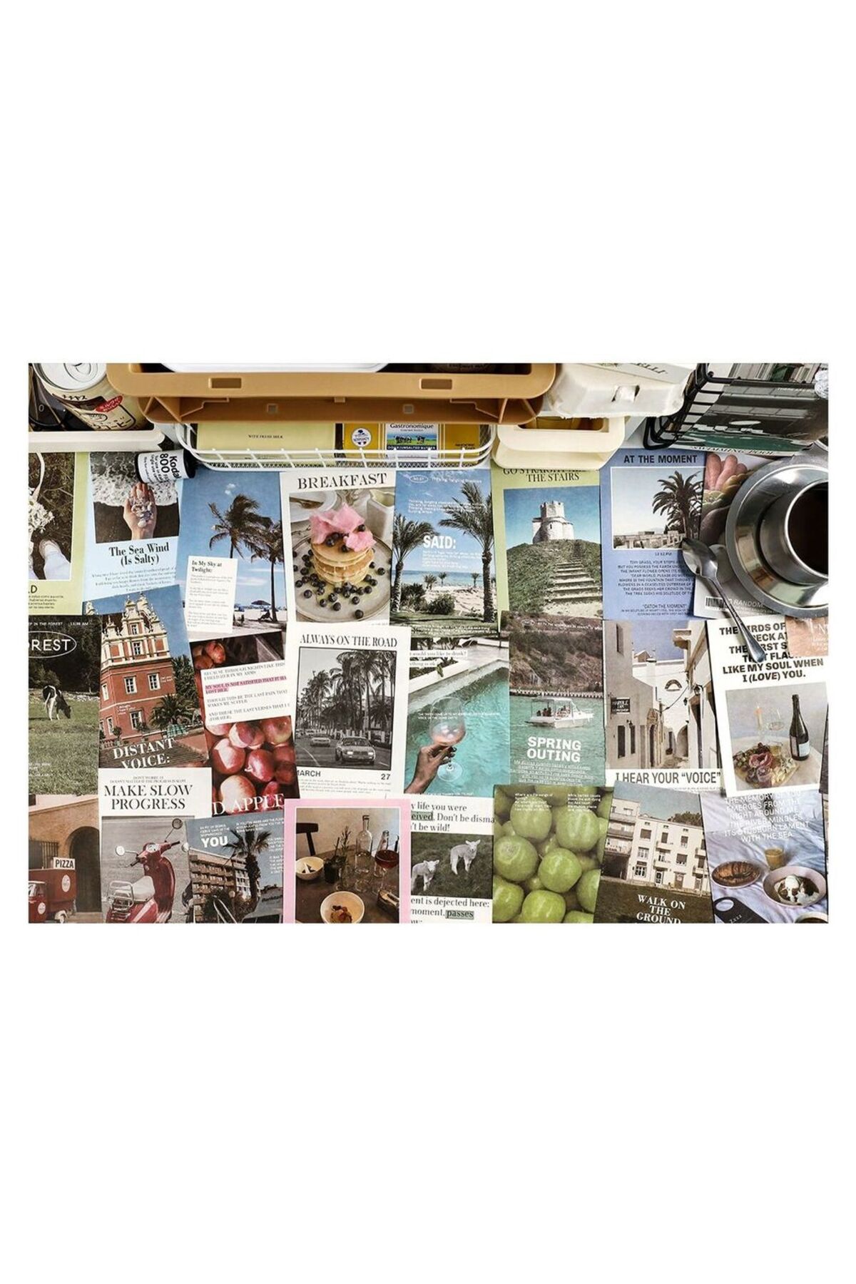 U8-50 sayfa scrapbook kagıt kitabı - Renk : Pembe