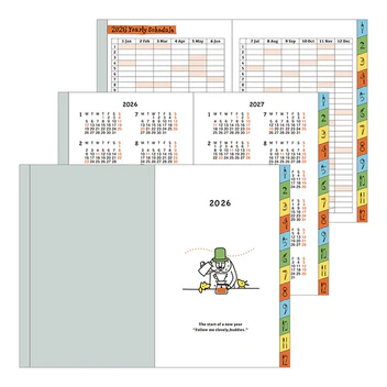 S14-Midori Pocket Diary Mini 2026 aylik planlayici