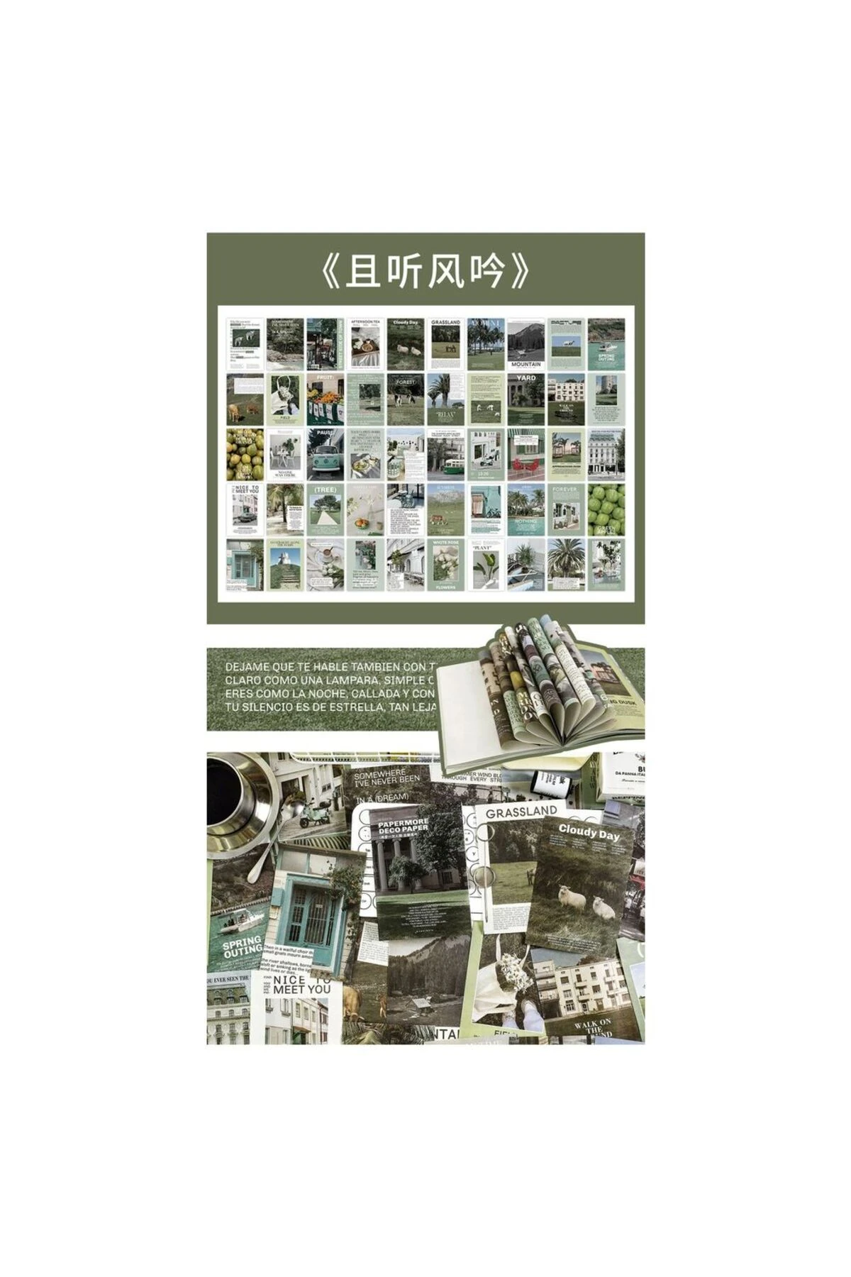 U8-50 sayfa scrapbook kagıt kitabı - Renk : Pembe