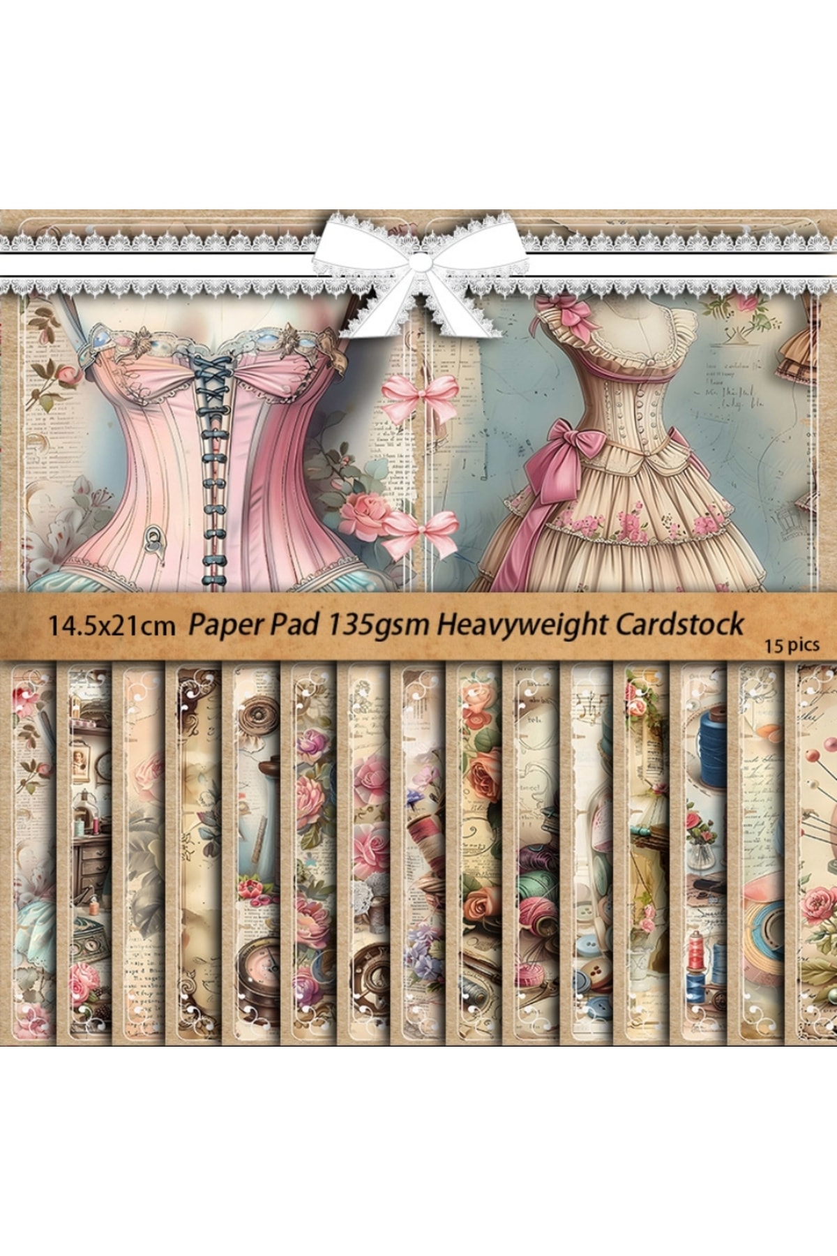 E6-15 sayfa kız rüyası scrapbook paper 52