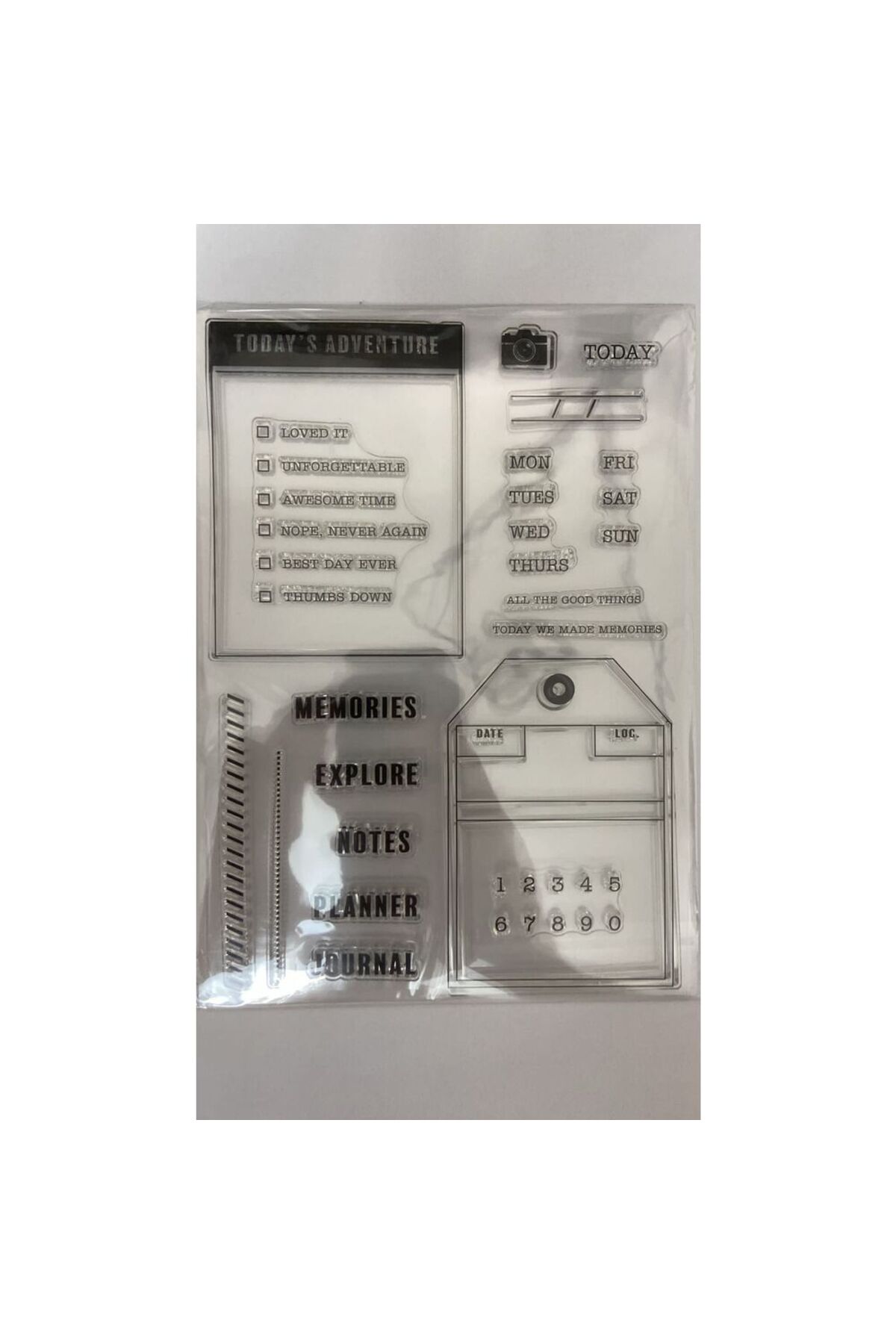 silikon stamp 52 günlük, hafıza, hatıralar
