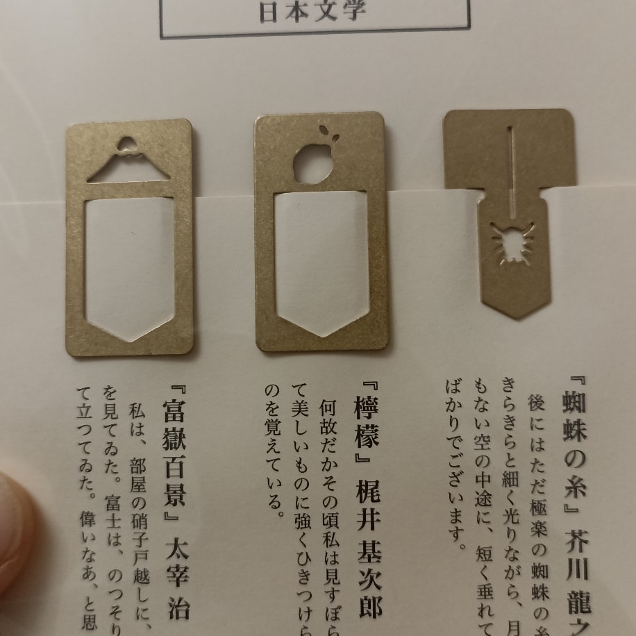 Traveler's company japonese Literature klips seti