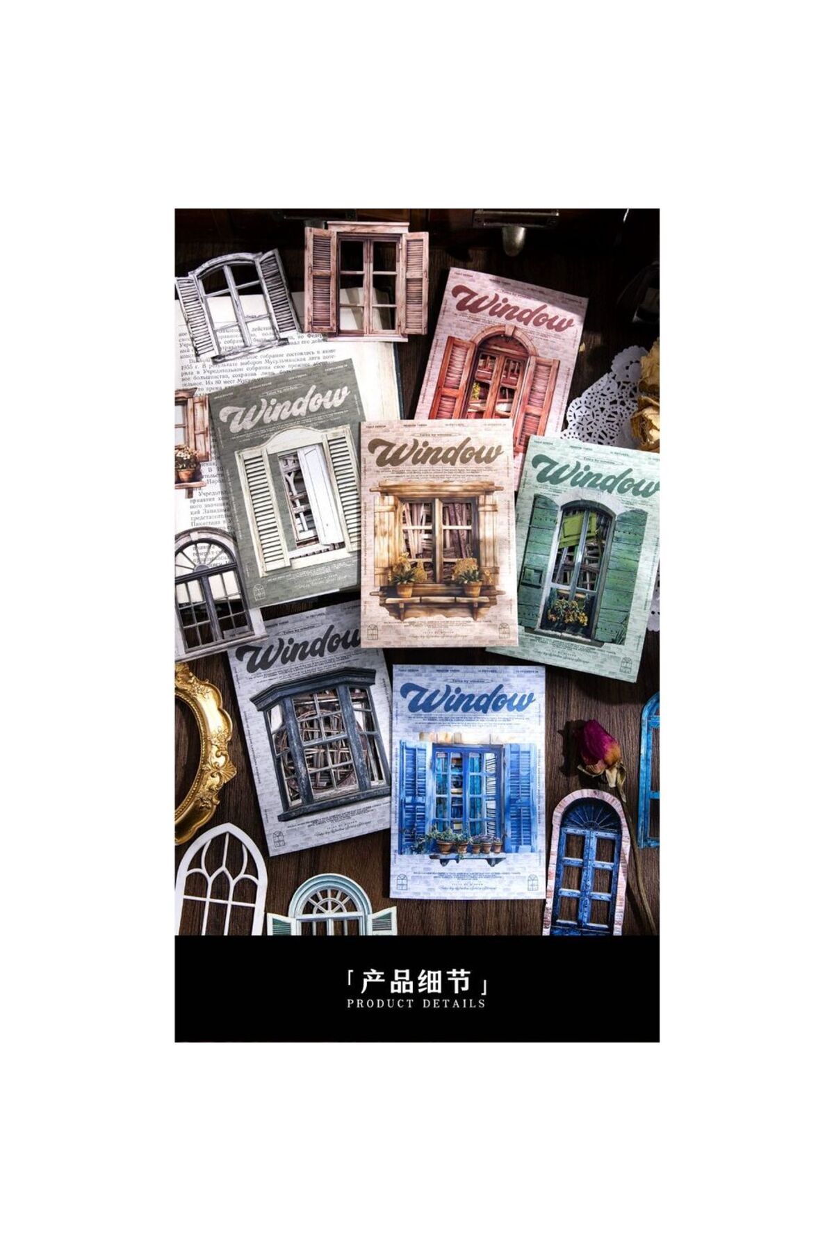 E1-10 adet die cut pencere - Numara : 3