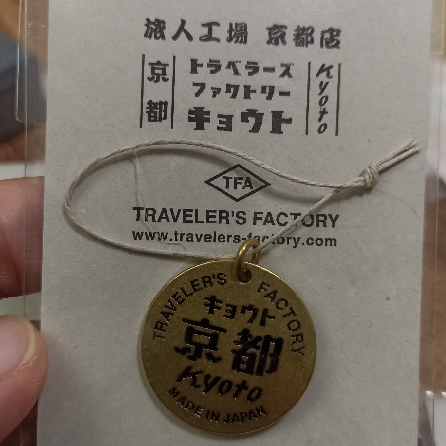 A24-Traveler's notebook Kyoto charm A