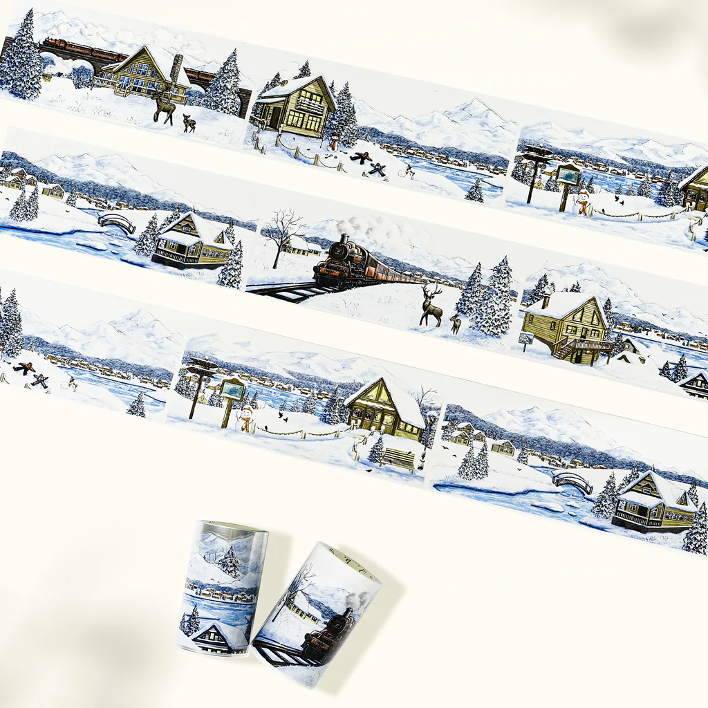 K21-100cm Frozen World kendinden kesimli PET Tape 