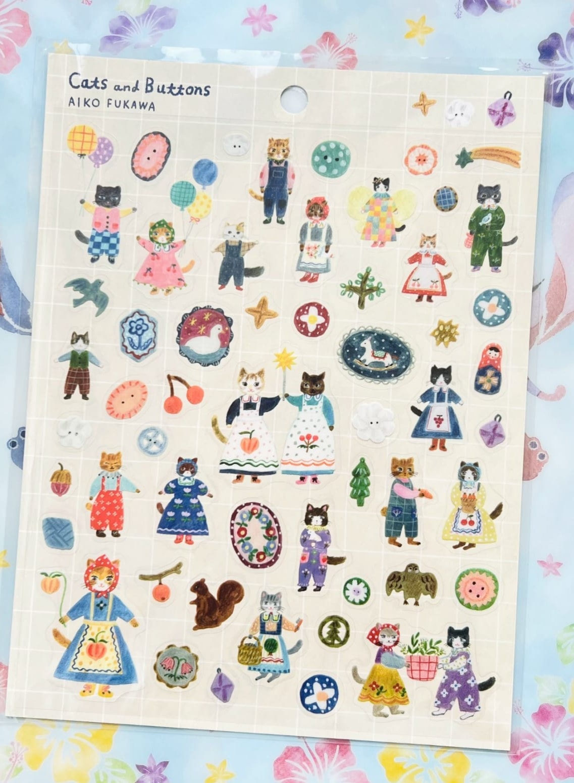 1 sayfa Aiko Fukawa PET sticker