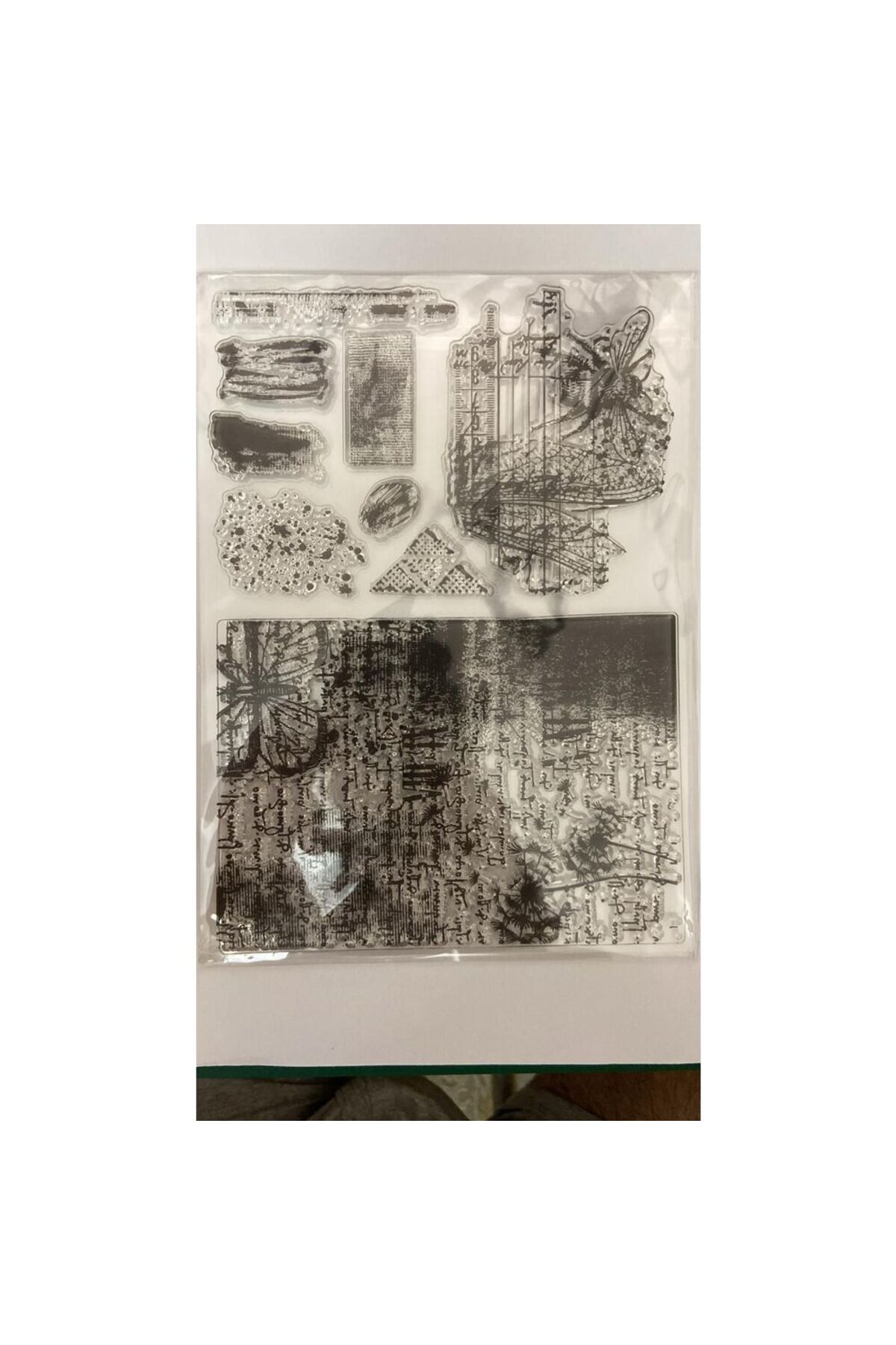 silikon stamp 55 el yazması ve eskiz