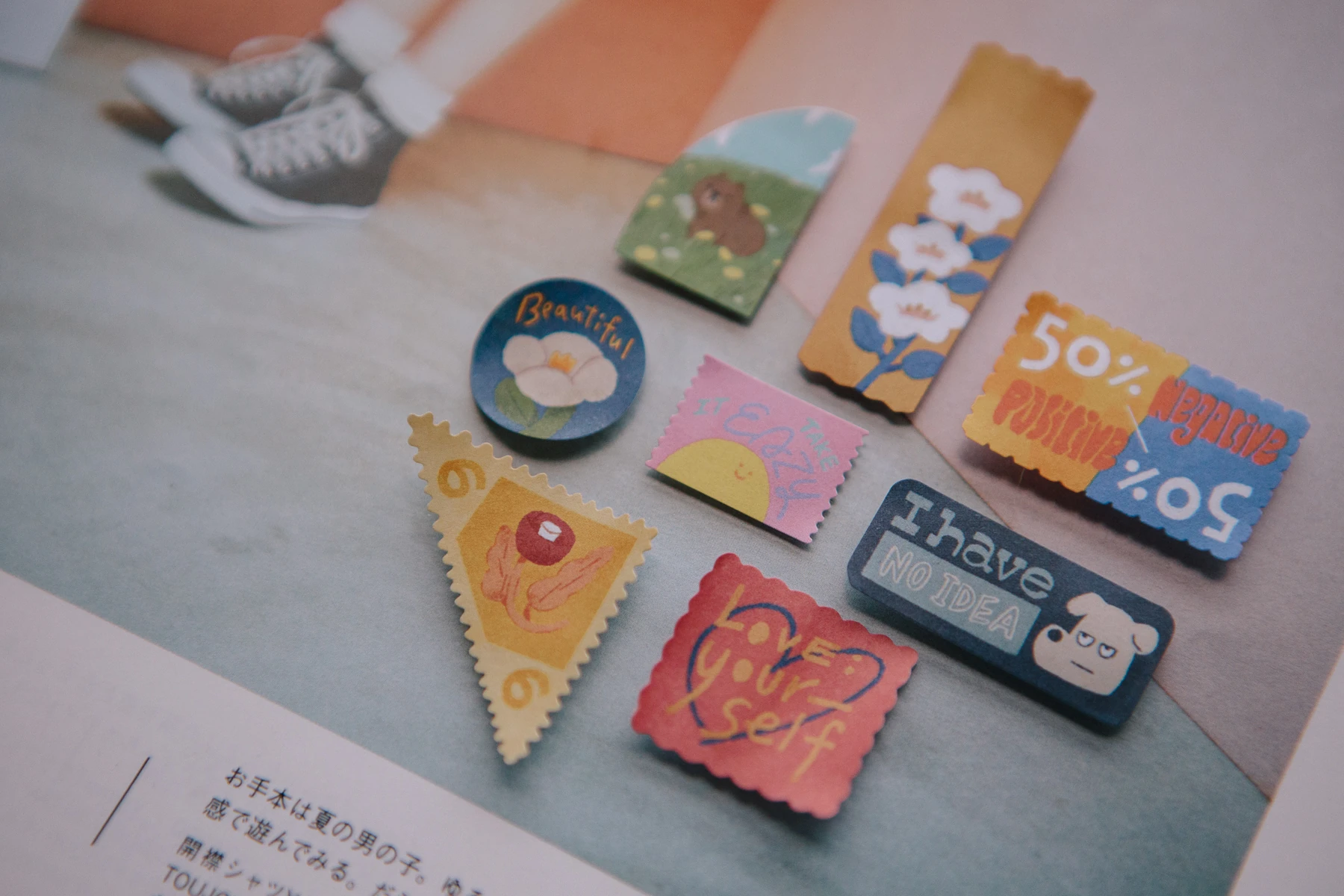 B15-Ours studio 2 sayfa pul sticker