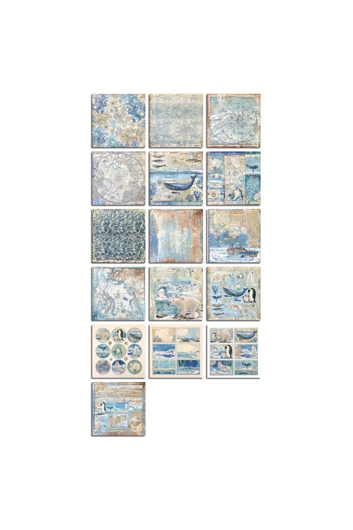 E6-16 sayfa Arktika scrapbook kâğıt 28