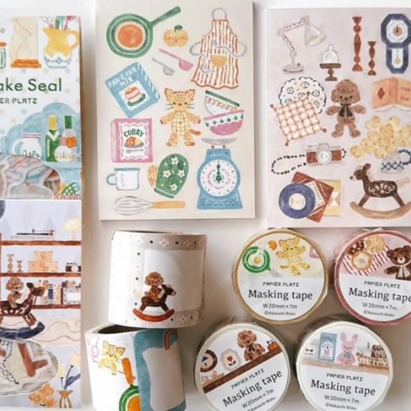 A27-Papier platz x Nakauchi kedi kopek notblok 