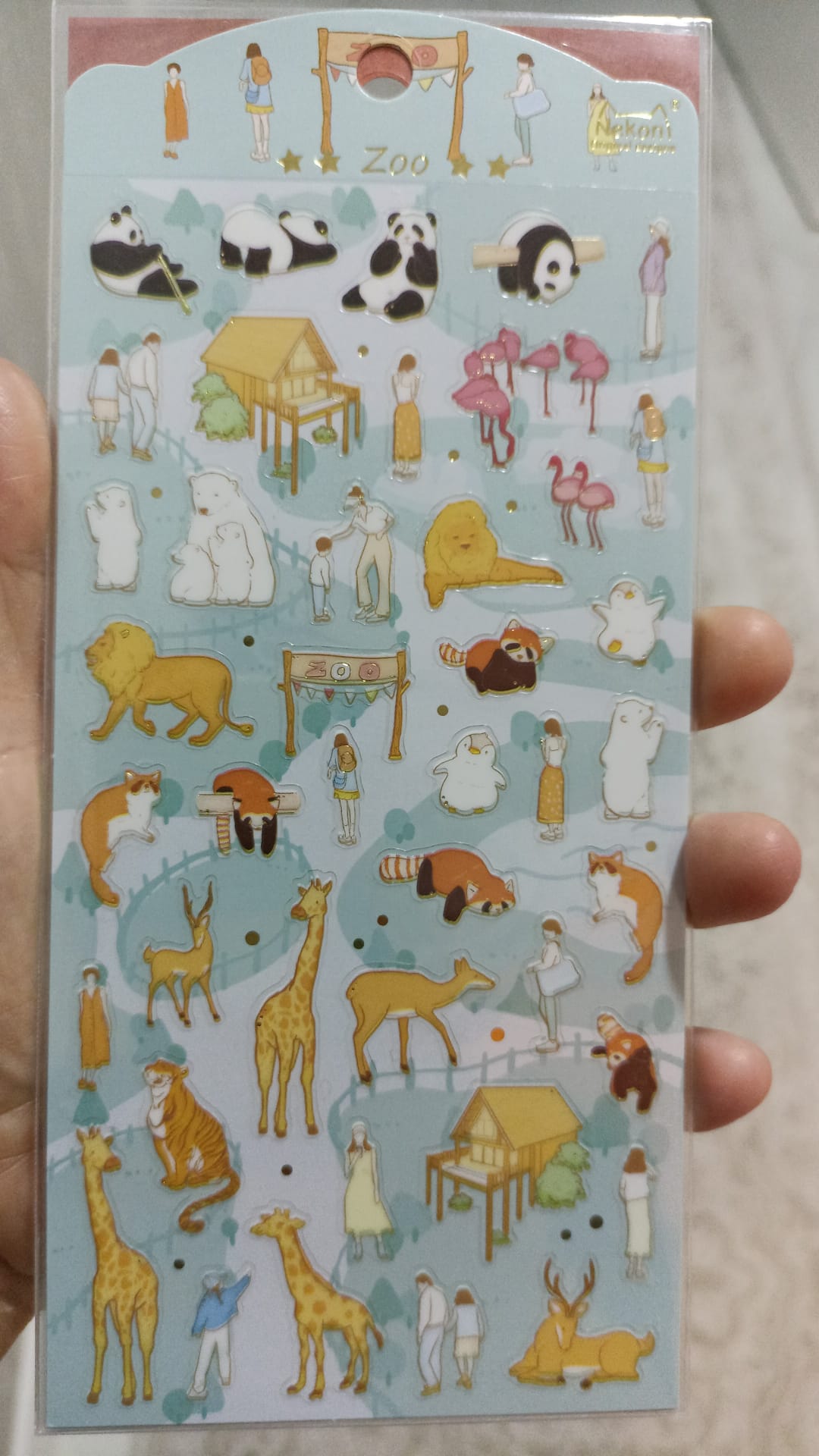 A13- ZOO 1 sayfa sticker
