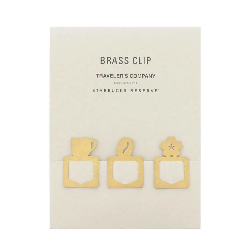 A4-Traveler's Company x Starbucks Reserve Roastery Pirinç Klips Seti