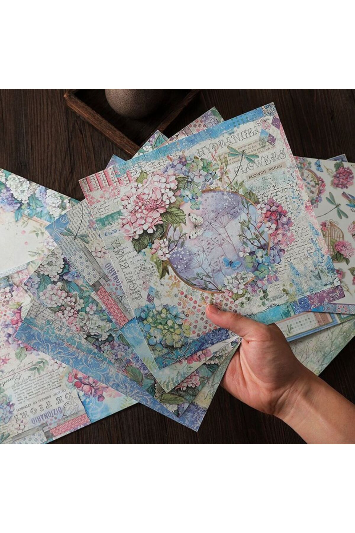 E6-15 sayfa ortanca scrapbook kâğıt 27