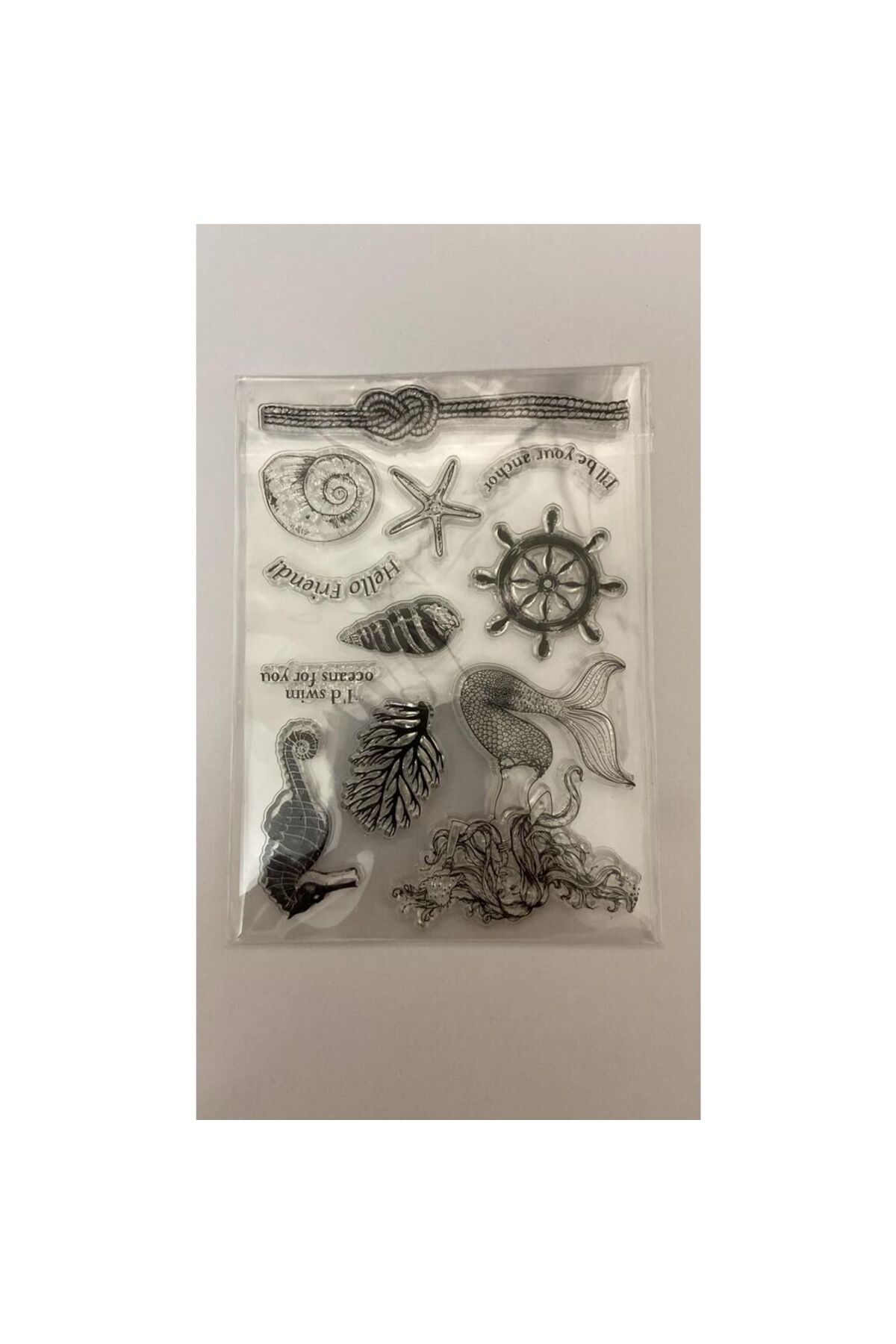 silikon stamp 13 deniz temali